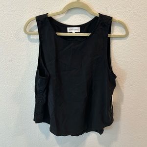 Bella Dahl Black Side Button Tank- NWT